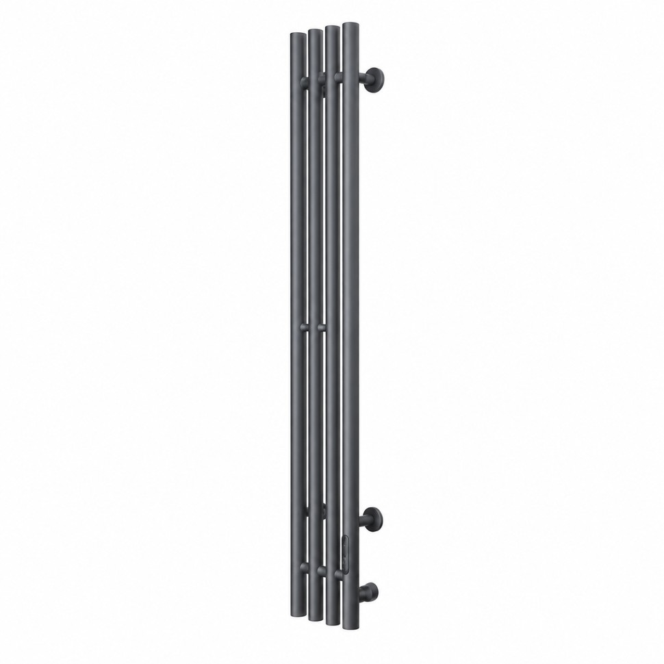 Полотенцесушитель электрический Оттимо Вертикaле 1515120GRR4EN 15*120 диммер R, графит  