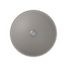 Раковина BERGES Mascon накладная, ? 45 см, матовый серый, без отверстия под смеситель