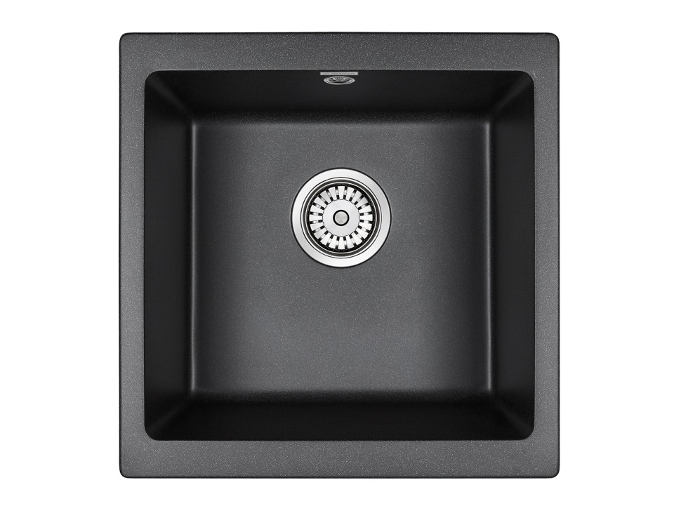 Мойка GERA 50, IT-GRANIT, PM104546-BL, черный, 445х460, подст. мон. Paulmark