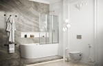 Шторка для ванны Ambassador Bath Screens 16041114 (120х140) хром,стекло прозрачное,складная,1 место