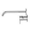 Смеситель для раковины встраиваемый CEZARES LEAF-BLI2-20-L-01-W0