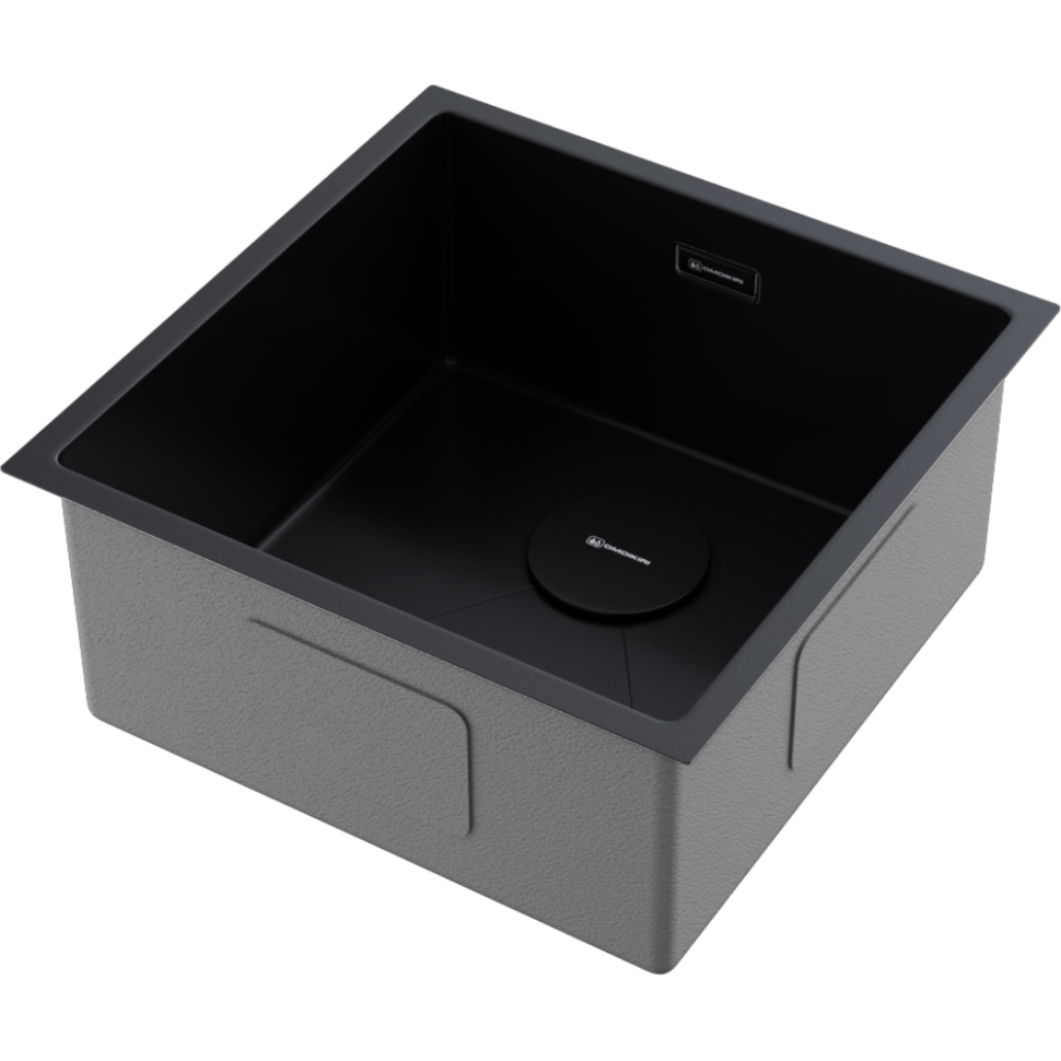 Кухонная мойка Omoikiri Taki 44-U/IF-GB нерж. сталь/графит