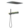 Душевая система встроенная с термостатом Timo Saona SX-2319/18SM черное золото