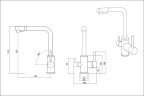 Смеситель EMAR EC-4003H ЕС - 4003H Chrome