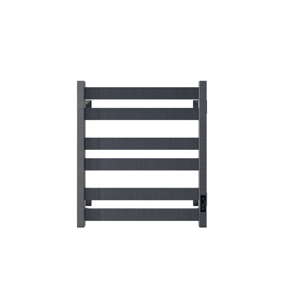 Полотенцесушитель электрический Piatto, 50/60, графит брашинг