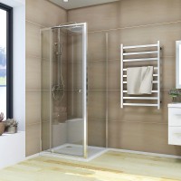 Душевой угол Veconi Rovigo RV-026, 1100х800х1950, хром, стекло прозрачное New