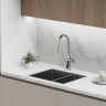 Смеситель для кухни SANCOS Grand с вытяжным изливом, цвет нержавеющая сталь, арт. SC4002BNG