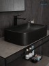 Раковина Gid Bm9599 53366 накладная черная матовая 61x38x15
