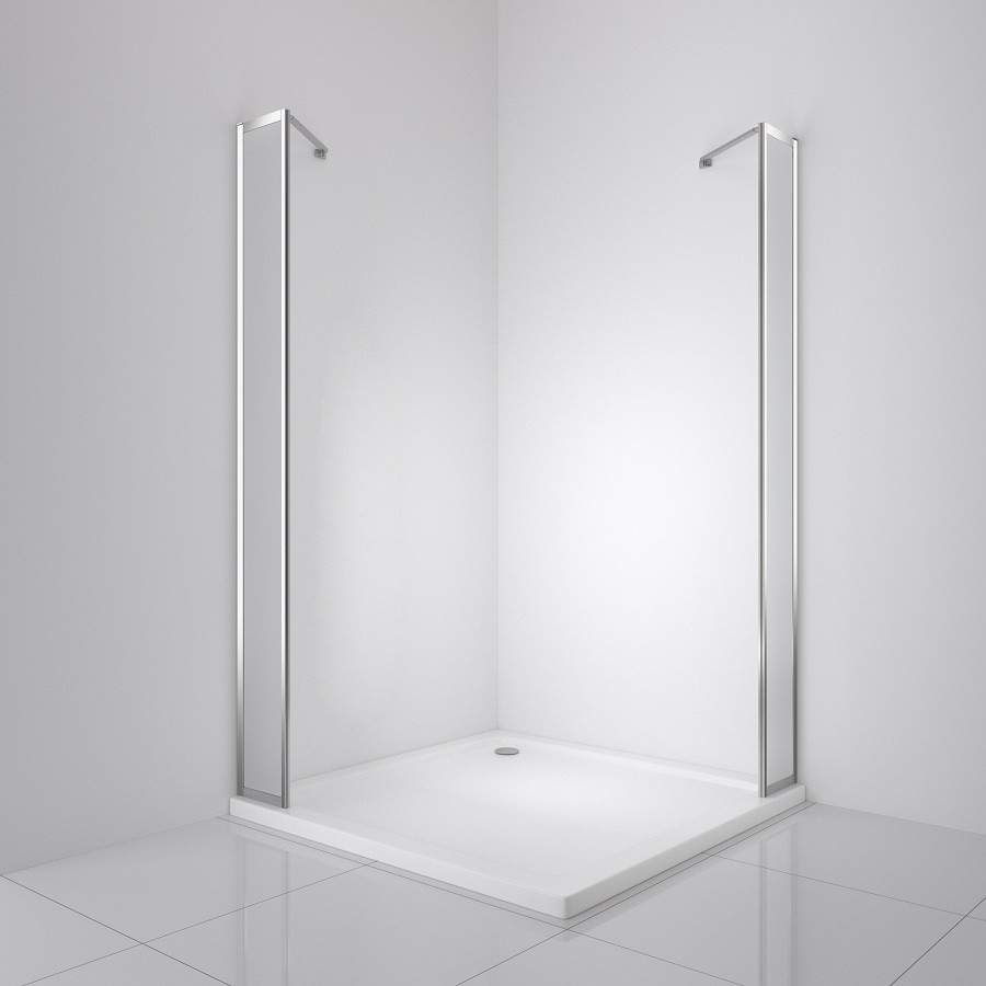 Боковая панель BelBagno LUCE-20-FIX-P-Cr