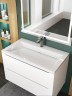 Раковина для ванной 70 см, Uperwood Infinity, белая глянцевая
