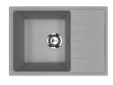 Кухонная мойка из искусственного камня Uperwood ECON UPD-506-003, прямоугольная, серая матовая