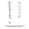 Полотенцесушитель электрический Оттимо ВертикaлеКВ 2115120GRR4EN 15*120 диммер R, графит  