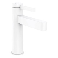 Смеситель для раковины Hansgrohe Finoris со сливным гарнитуром 76020700, белый матовый