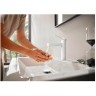 Смеситель для раковины Hansgrohe Finoris со сливным гарнитуром 76020700, белый матовый