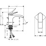 Смеситель для раковины Hansgrohe Vivenis 75010000 хром