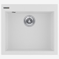 Мойка DEFINI 56, ULTRAGRANIT, PM835650-WH, WHITE, 560х500 мм, Paulmark  