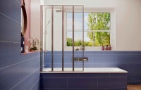 Шторка для ванны Ambassador Bath Screens 16041112 (120х140) хром,стекло прозрачное,складная,1 место