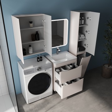 Колонна универсальная STYLE LINE "Бергамо" с корзиной, Люкс Плюс антискрейтч карамель