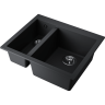 Кухонная мойка Omoikiri Bosen 59-2-BL Tetogranit/черный