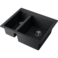 Кухонная мойка Omoikiri Bosen 59-2-BL Tetogranit/черный