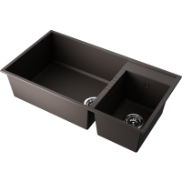Кухонная мойка Omoikiri Tedori 85-2-U-ES Tetogranit/espresso
