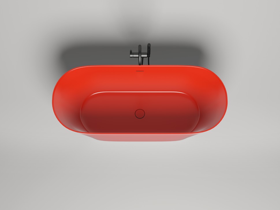 Ванна отдельностоящая MONA  180x80  RAL полностью S-Sense Глянцевое