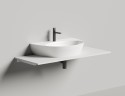 Раковина накладная ALDA WALL 03  покраска по RAL полностью 710х450х150 S-Stone Матовое