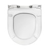 Унитаз BERGES подвесной EGO Real Rimless 49см, сиденье дюропласт Toma Slim SO, микролифт, быстросъем