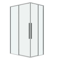 Душевое ограждение Grossman Galaxy 300.K33.01.9080.10.00 (90х80х195) прямоугольник,раздвижная,хром,стекло прозрачное, 1 место