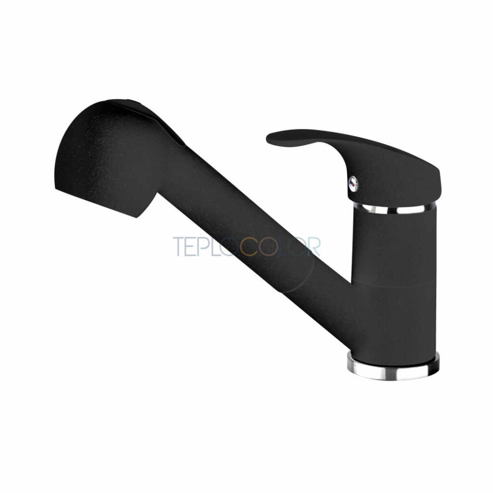 Смеситель для кухни, с выдвижным изливом - 2 вида струй