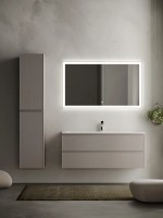 Тумба подвесная SANCOS Snob R 1195х445х500, c двумя ящиками оснащенными доводчиками, Doha Soft, арт.SNR120SM