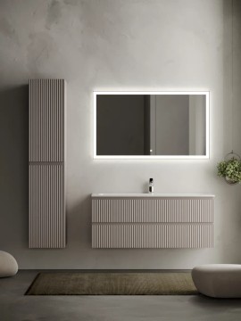 Тумба подвесная SANCOS Snob R 1195х445х500, c двумя ящиками оснащенными доводчиками, Doha Soft, арт.SNR120SM