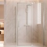 Душевой уголок Экстенза (Extenza) VSR-4EX101190CLBN, 1000/1100*900, брашированный никель, стекло прозрачное