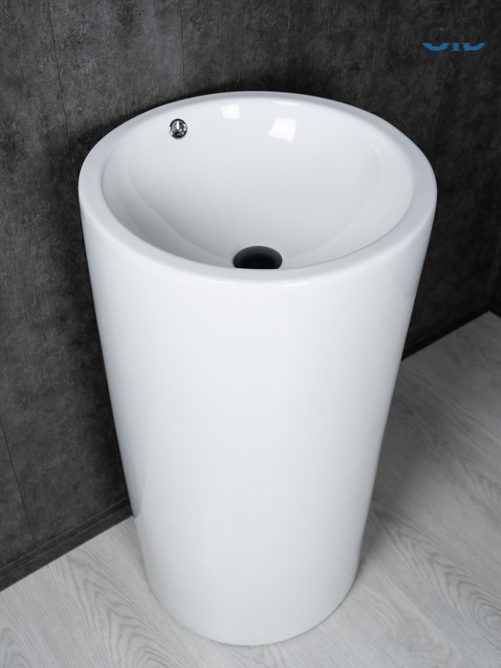 Раковина Gid Nb163 81107 накладная белая 46x46x85