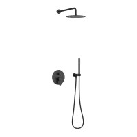 Душевой комплект BERGES VENTAS 2R BLACK, черный матовый