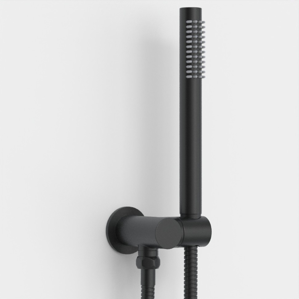Душевой комплект BERGES VENTAS 2R BLACK, черный матовый