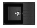 Кухонная мойка из искусственного камня Uperwood ECON UPD-506-004, прямоугольная, черная матовая