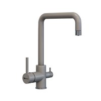 Смеситель для кухни Uperwood UPD-004-07 вороненая сталь/дым