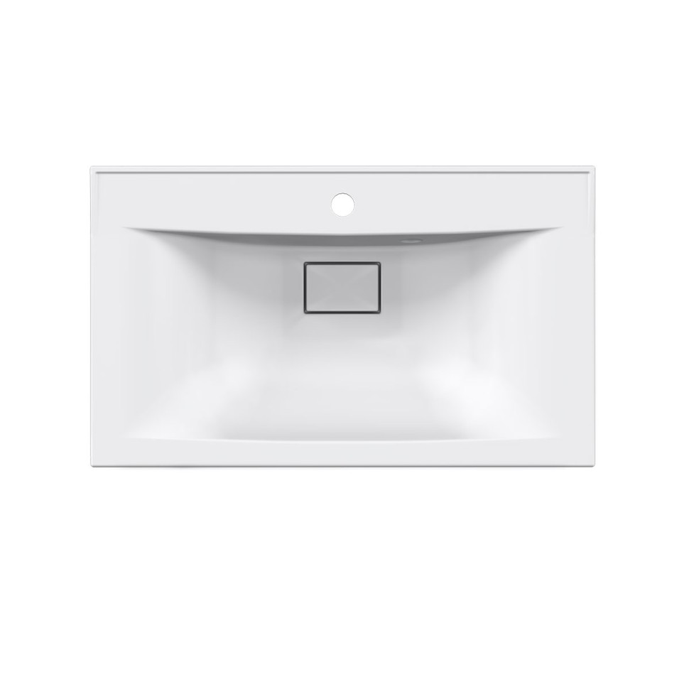 Раковина VCB-3M750W из искусственного камня, цвет белый