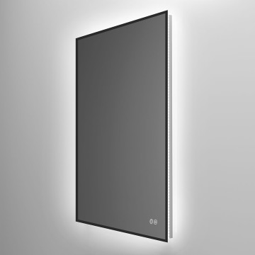Зеркало LED VLM-3VN500B-2 500х700 c сенсорным выключателем и диммером, антизапотевание