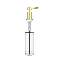 AQM9992BG Cucina Дозатор для жидкого мыла, встроенный (латунь), золото шлифованное  