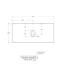 Столешница из керамогранита BelBagno KEP-100-MCO-W0 Marmo Crema Opaco