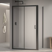 Душевой уголок RGW 110х100х195 см PA-74B PA-14B + Z-050-2B Прямоуг., Чёрный, Прозрачное, 6 мм Easy Clean (410874110-14)