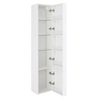 Шкаф-пенал BelBagno ETNA-M-1500-2A-SO-BL-L Bianco Lucido