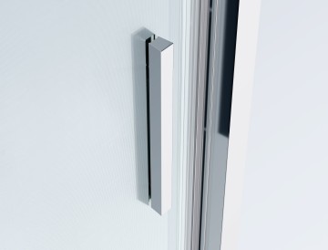 Душевая дверь Рапид-Н (Рапид (Rapid)-N) VDS-3RN12/13MT, хром, стекло текстурное