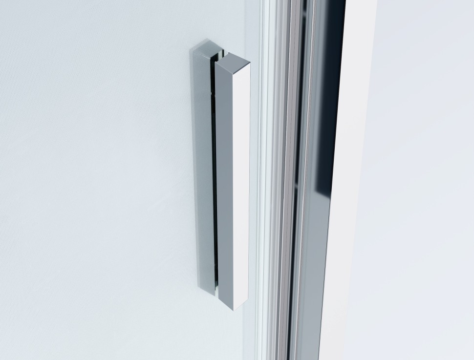 Душевая дверь Rapid-N VDS-3RN12/13MT, хром, стекло текстурное