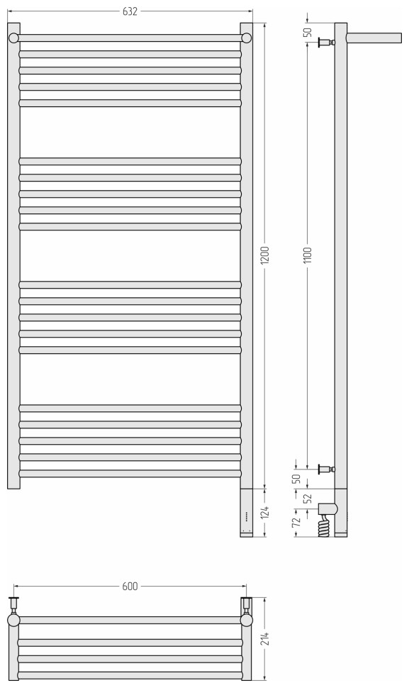Богема с полкой 3.0 1200х600 / МЭМ правый
