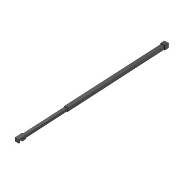 Душевая перегородка BelBagno KRAFT-L-1-110-C-NERO