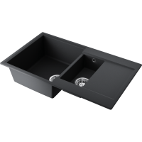 Кухонная мойка Omoikiri Daisen 86-2-BL Artgranit/черный