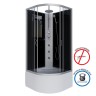 Душевая кабина Niagara Classic NG-2509-14BKTG (100х100х210) высокий поддон(40см),стекло тонированное,4 места